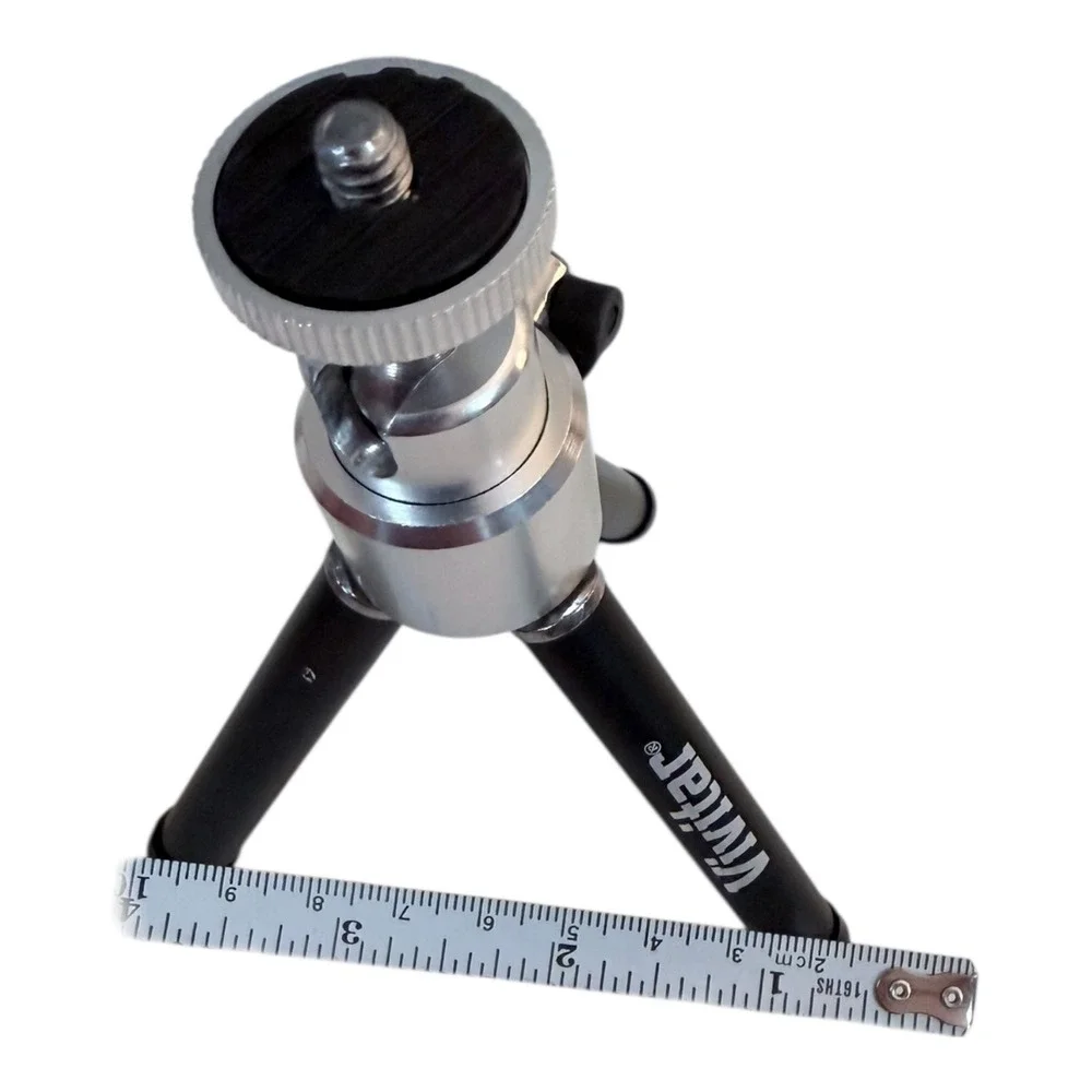 Vivitar Mini Tripod and GoPro Side Mount Bundle Black Silver Camera Accessories